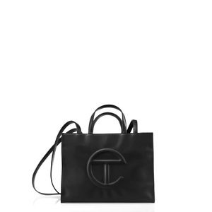 telfar medium black shopping bag never used sold out online